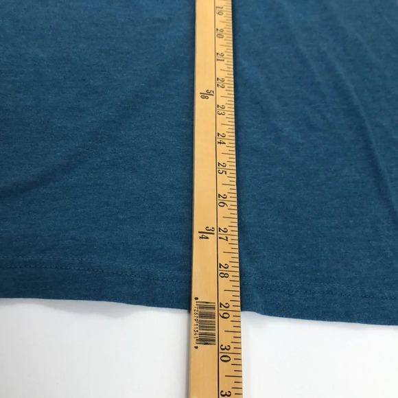 2/$30 Rowdy Crowd Clothing Tee Size 3X Blue Multicolor Aztec Graphic Cow Print - Picture 9 of 12